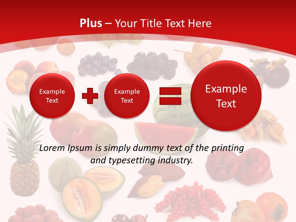 Natural Vitality Cut PowerPoint Template