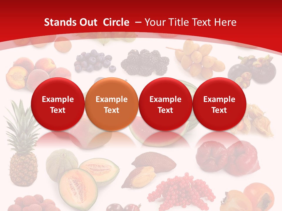 Natural Vitality Cut PowerPoint Template