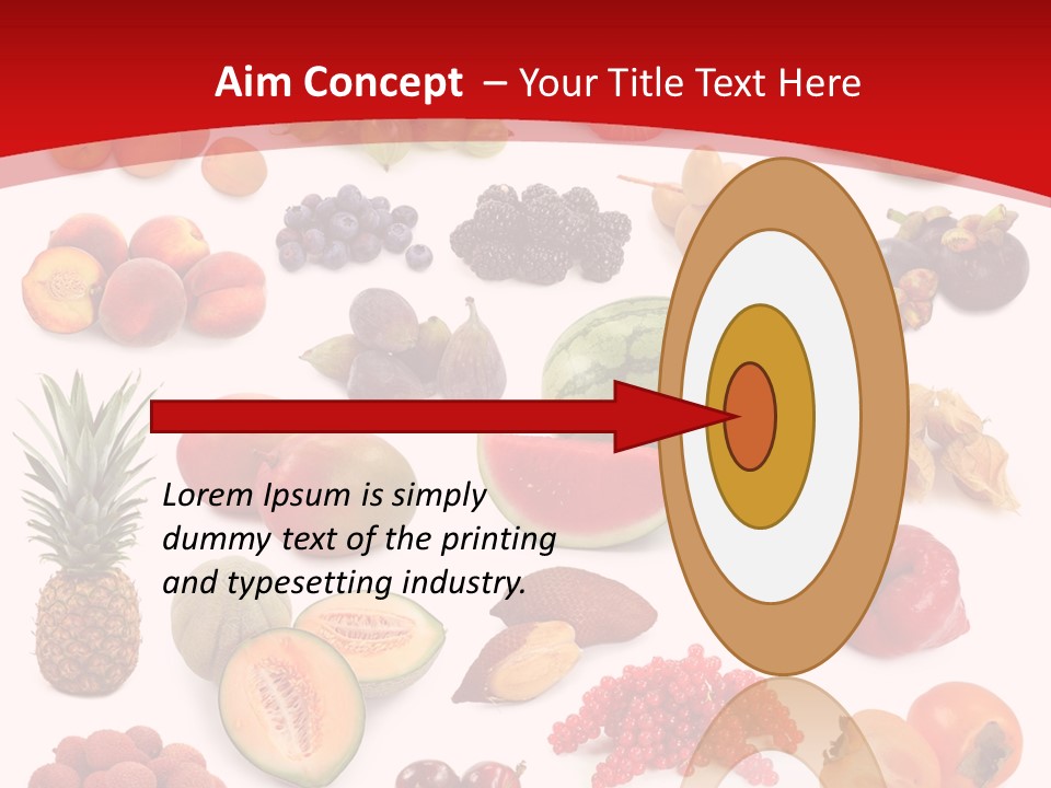 Natural Vitality Cut PowerPoint Template