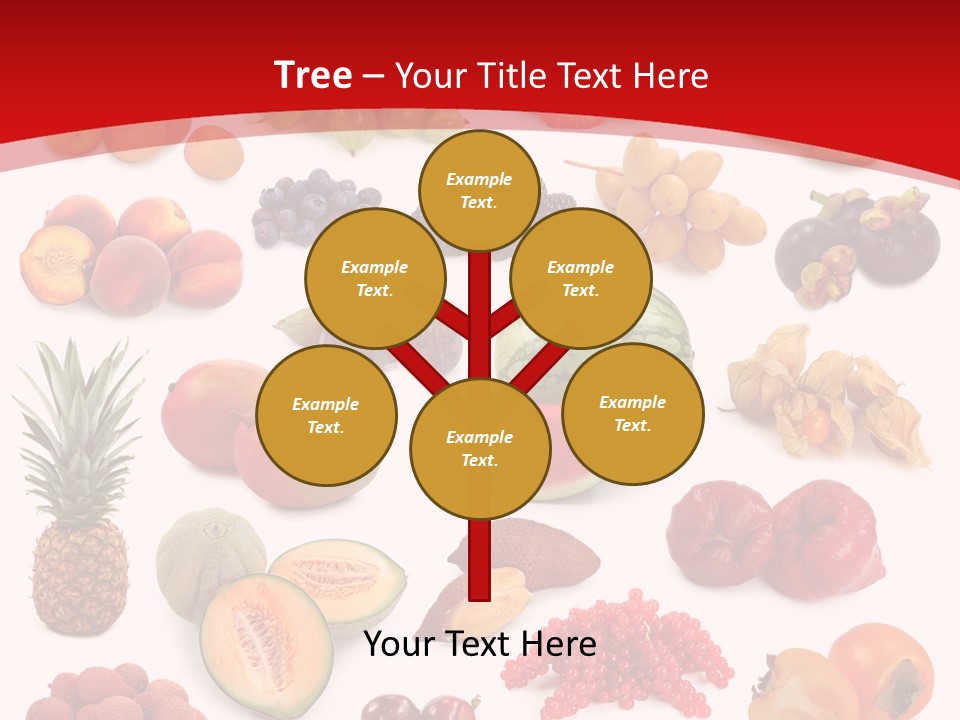 Natural Vitality Cut PowerPoint Template