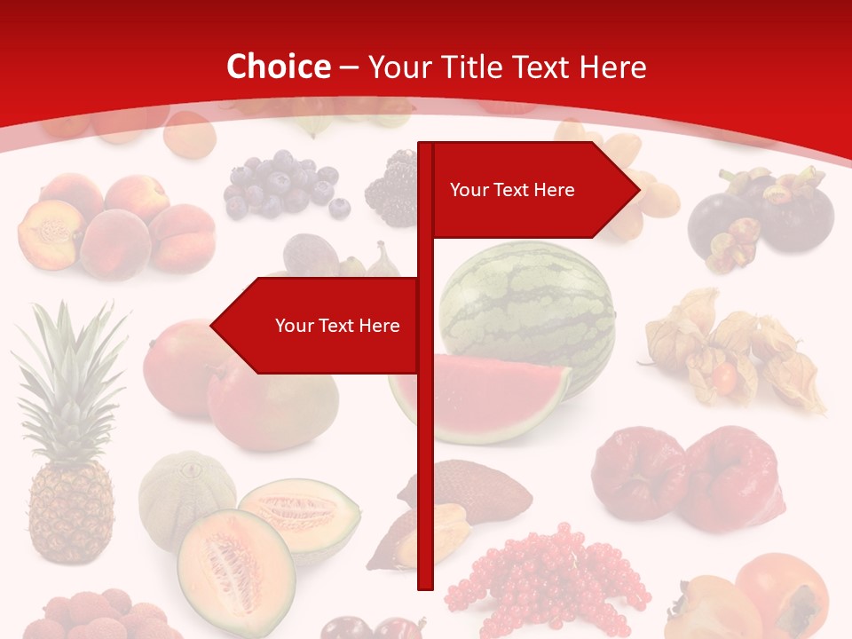 Natural Vitality Cut PowerPoint Template