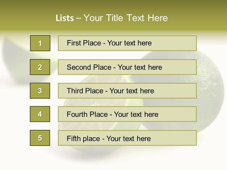 Drink Health Care Cut PowerPoint Template