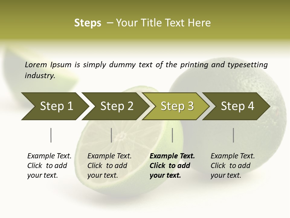 Drink Health Care Cut PowerPoint Template