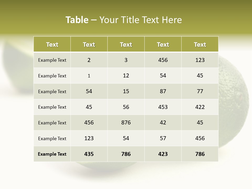 Drink Health Care Cut PowerPoint Template