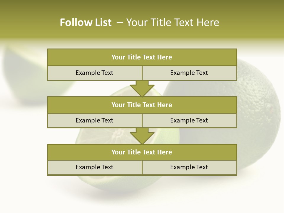 Drink Health Care Cut PowerPoint Template