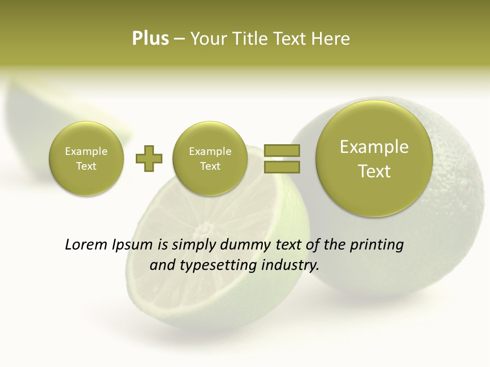 Drink Health Care Cut PowerPoint Template