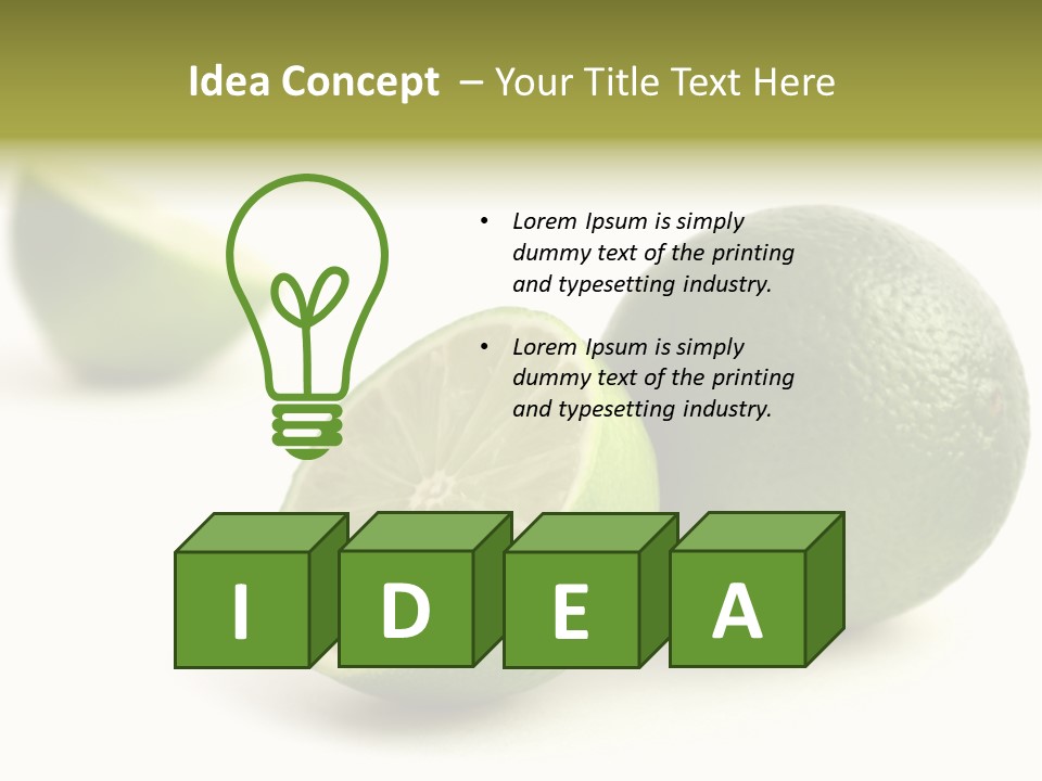 Drink Health Care Cut PowerPoint Template