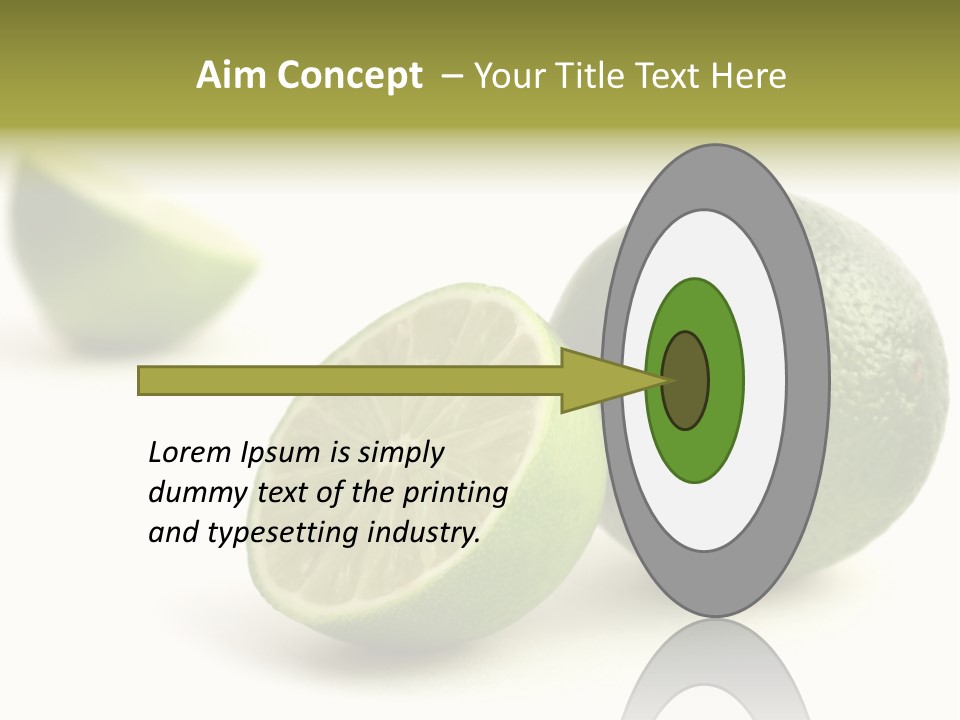 Drink Health Care Cut PowerPoint Template