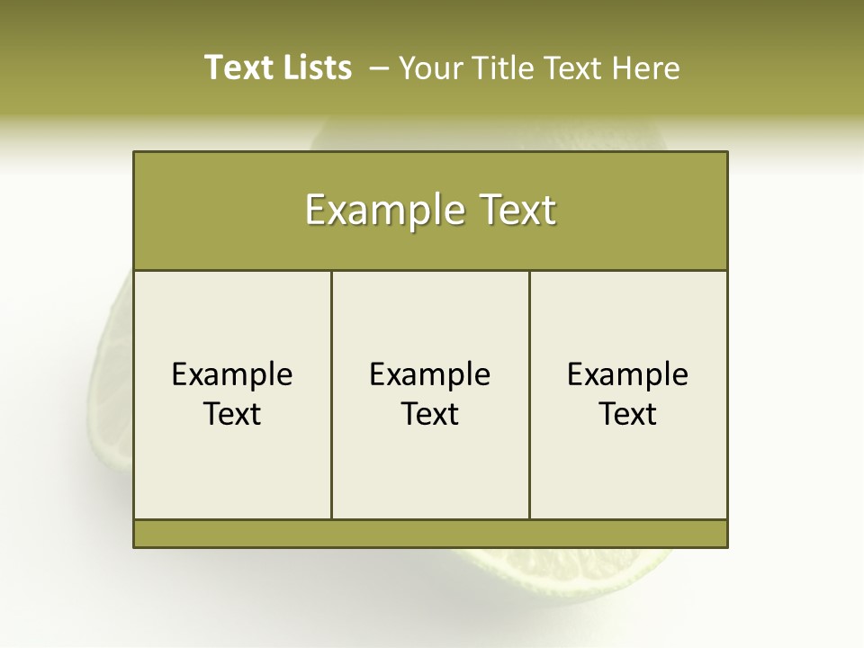 Close Up Acid Vegetable PowerPoint Template