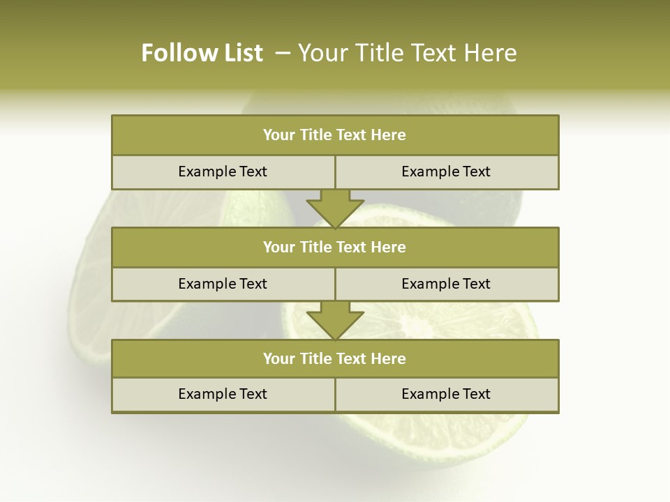 Close Up Acid Vegetable PowerPoint Template