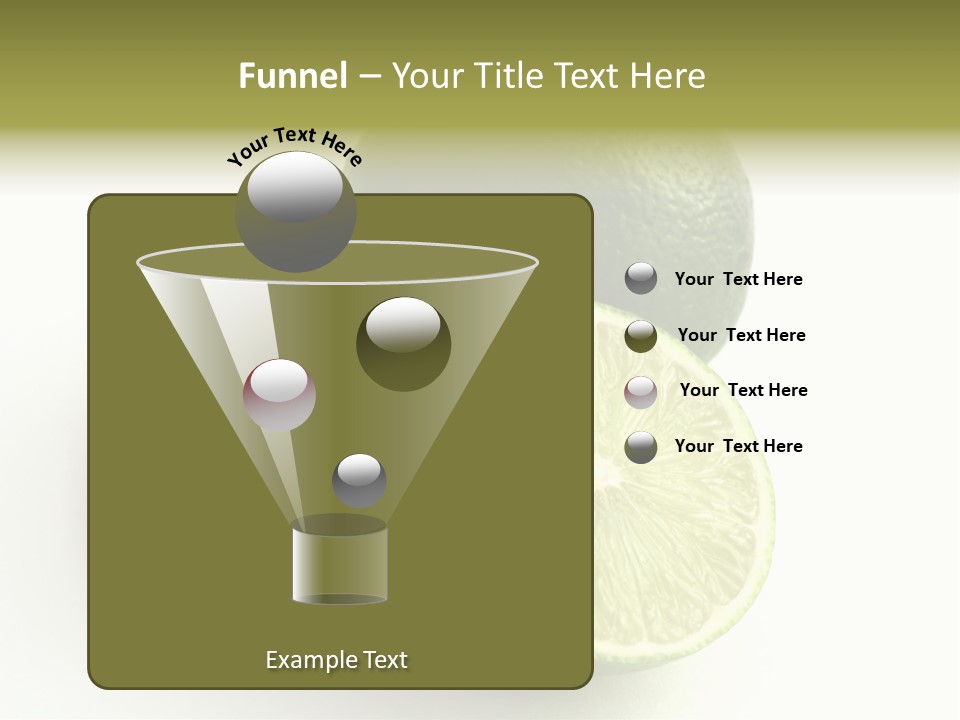 Close Up Acid Vegetable PowerPoint Template