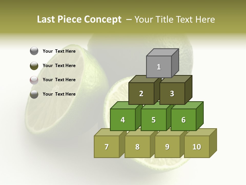 Close Up Acid Vegetable PowerPoint Template