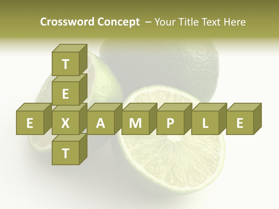 Close Up Acid Vegetable PowerPoint Template