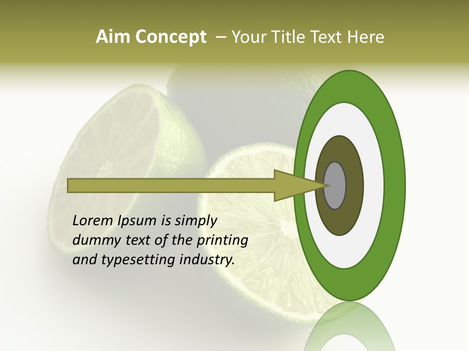 Close Up Acid Vegetable PowerPoint Template