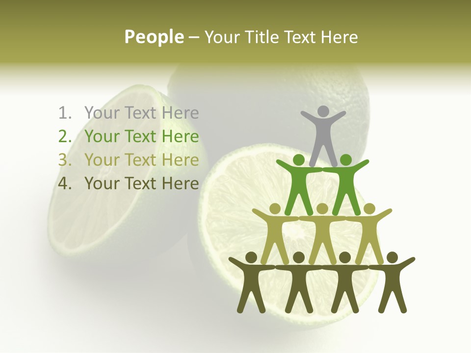 Close Up Acid Vegetable PowerPoint Template