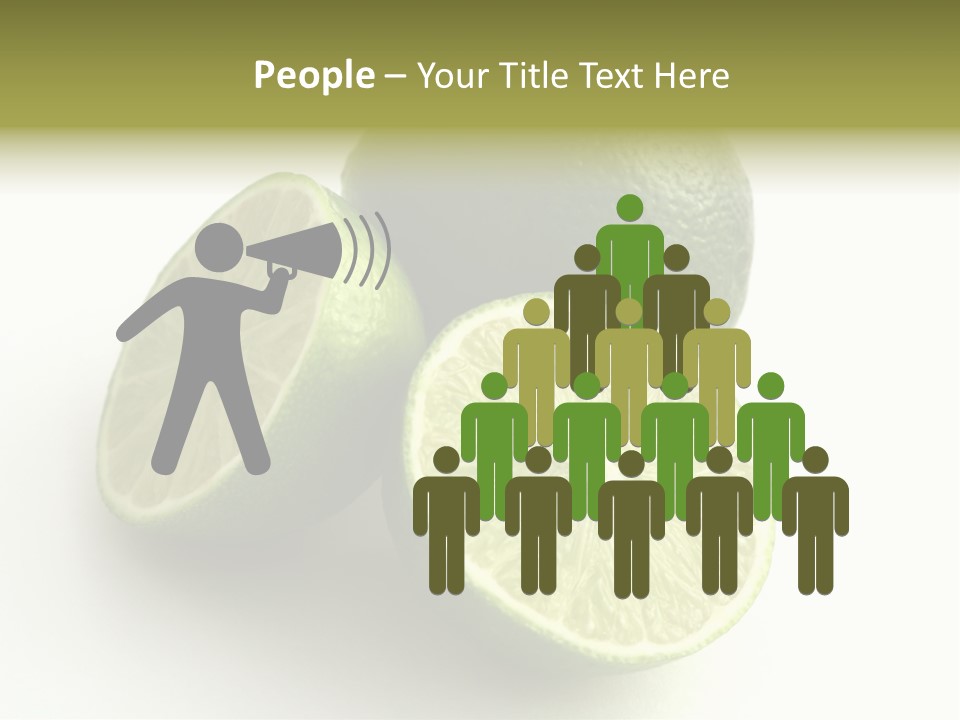 Close Up Acid Vegetable PowerPoint Template