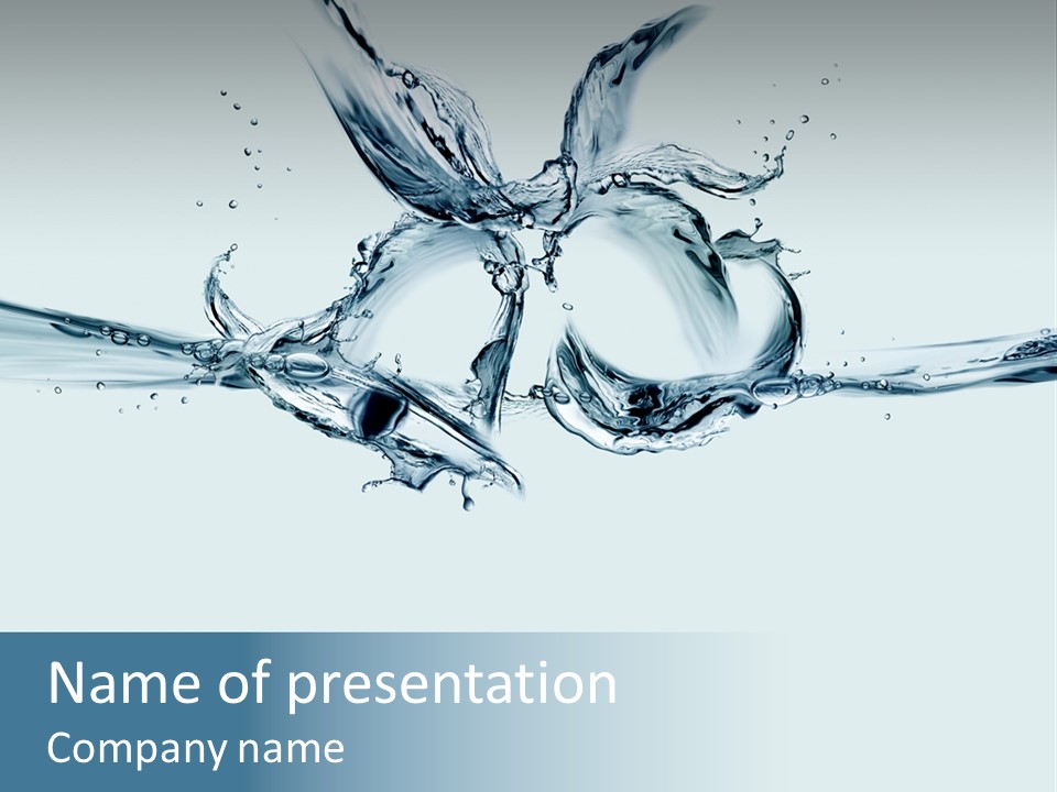 Festive Transparent Bow PowerPoint Template