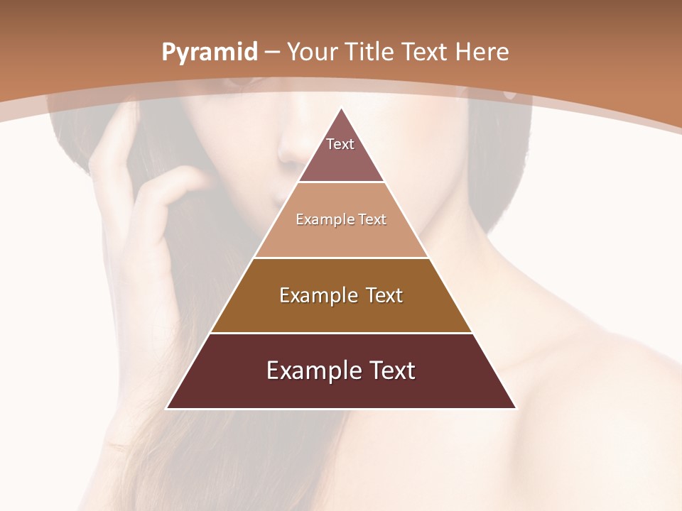 Portrait Beauty Flower PowerPoint Template