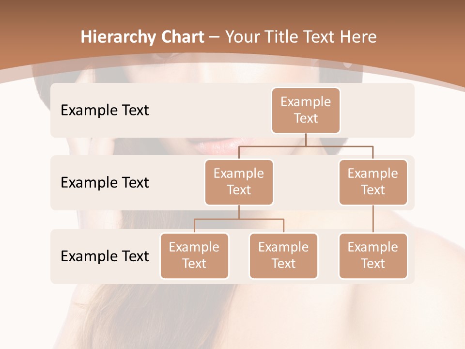 Portrait Beauty Flower PowerPoint Template