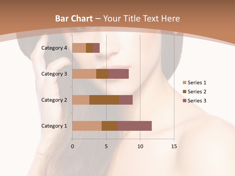 Portrait Beauty Flower PowerPoint Template