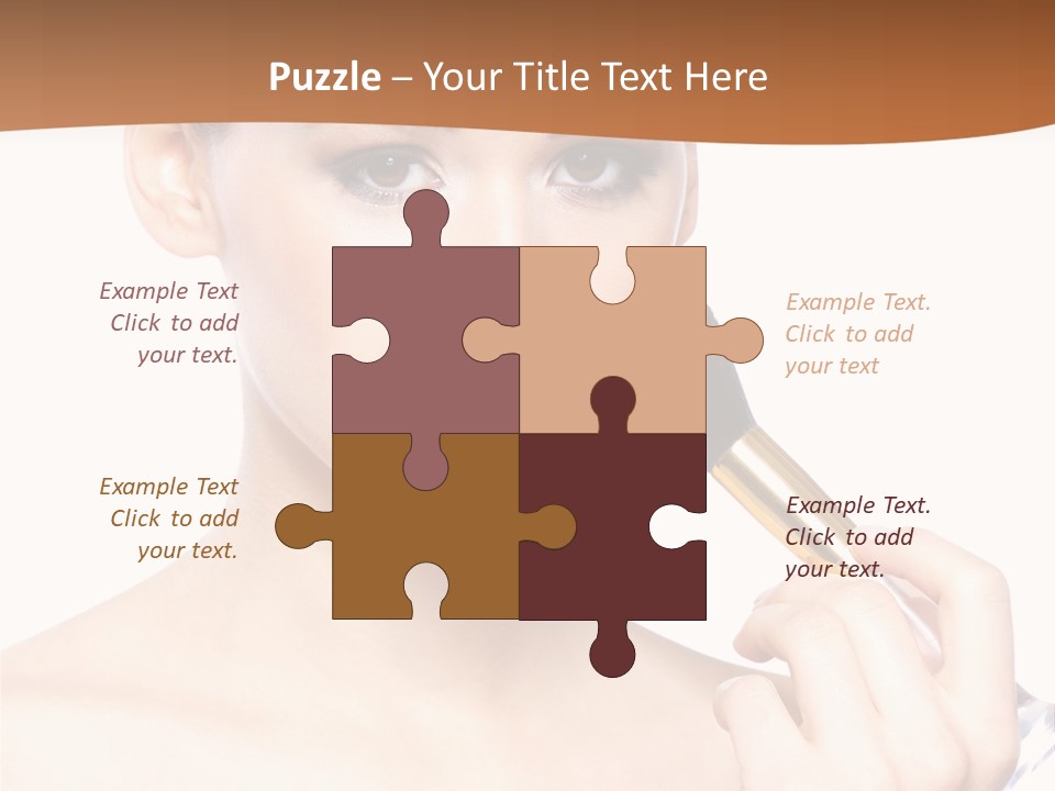 Brunette Fresh Pure PowerPoint Template