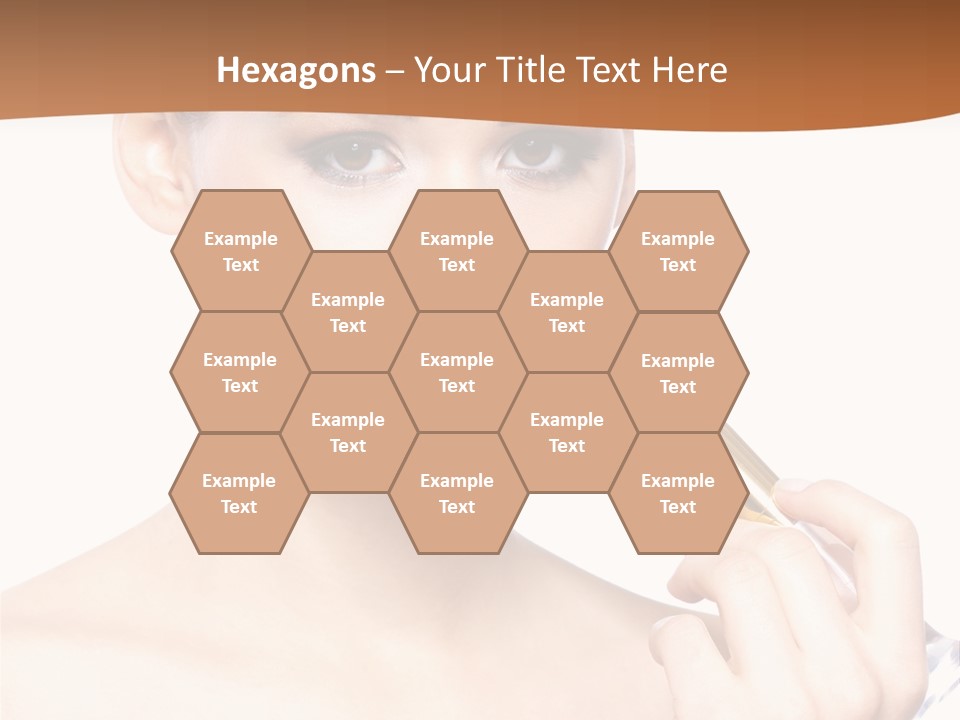 Brunette Fresh Pure PowerPoint Template