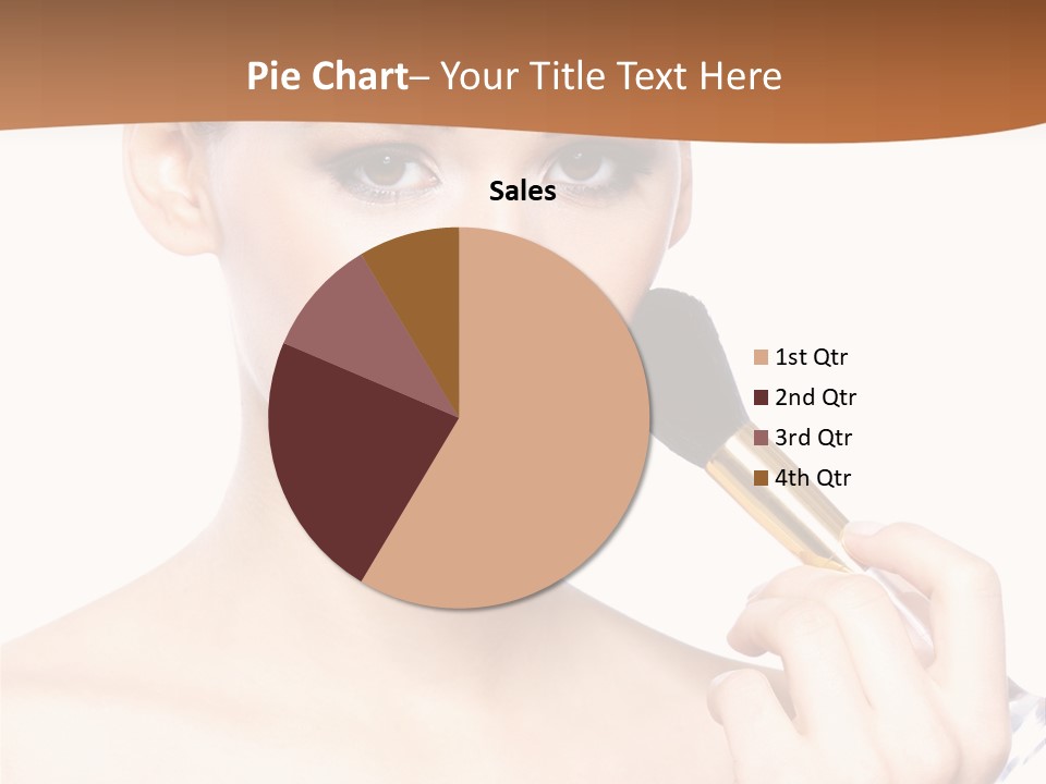 Brunette Fresh Pure PowerPoint Template