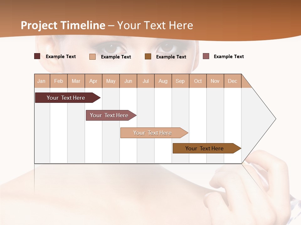 Brunette Fresh Pure PowerPoint Template