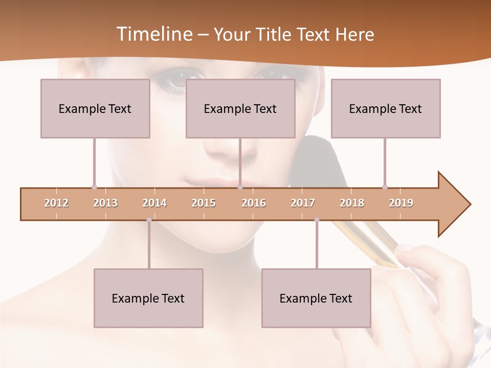 Brunette Fresh Pure PowerPoint Template