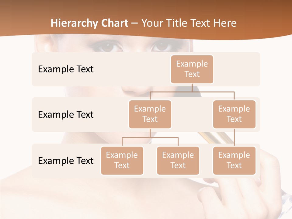 Brunette Fresh Pure PowerPoint Template