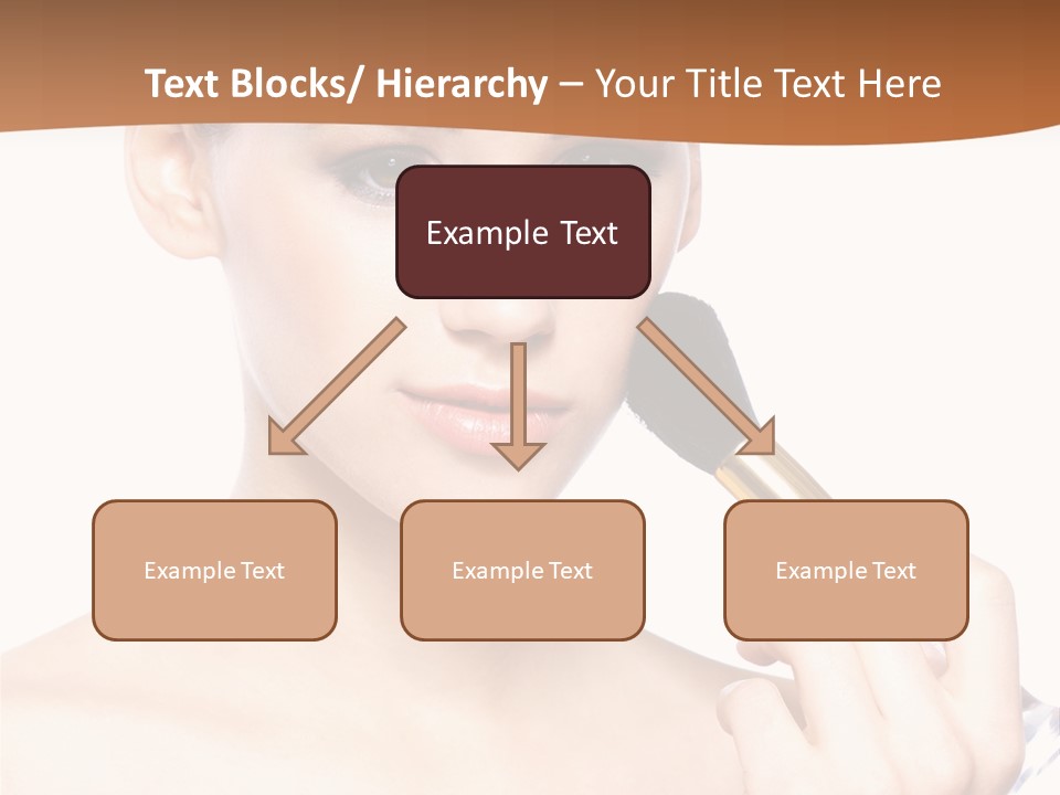 Brunette Fresh Pure PowerPoint Template