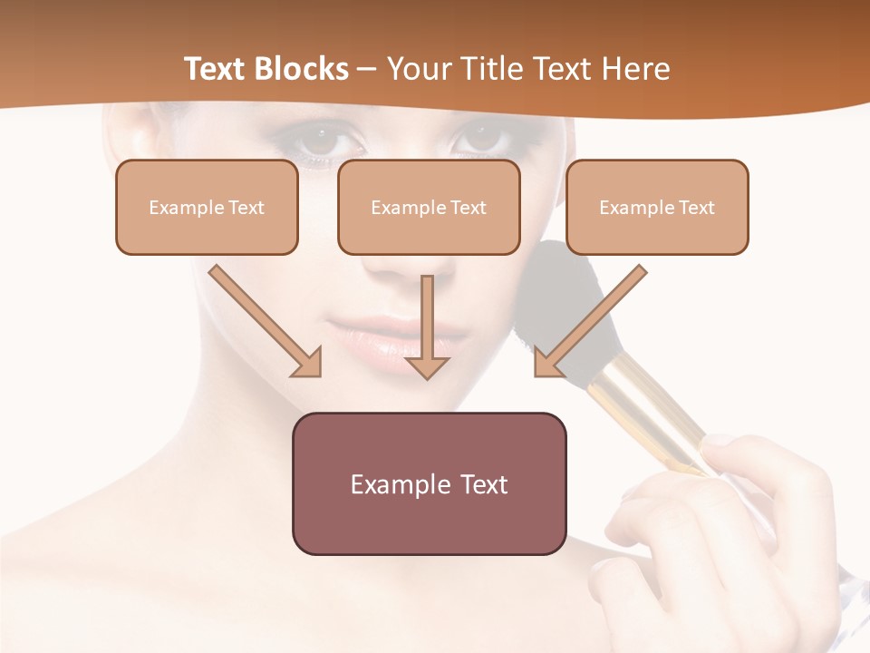 Brunette Fresh Pure PowerPoint Template