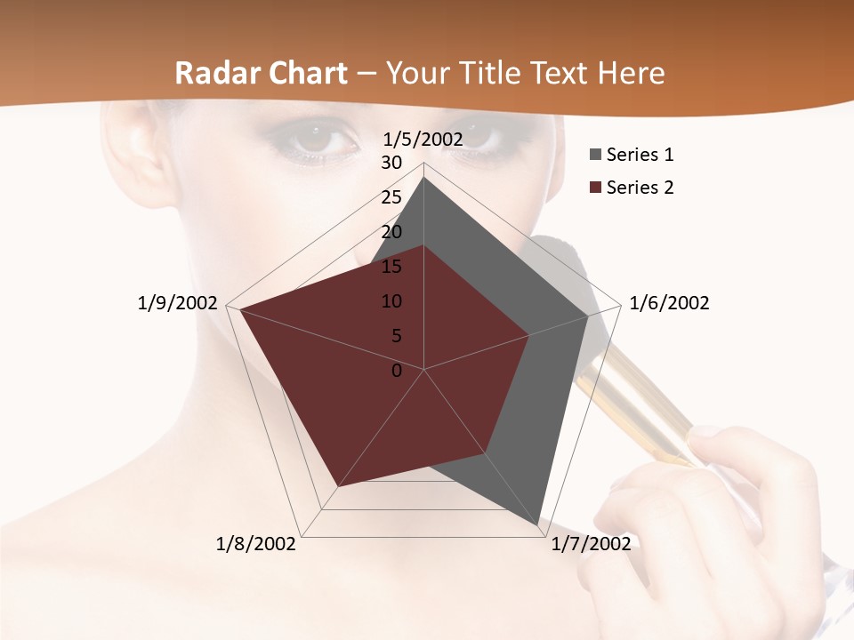 Brunette Fresh Pure PowerPoint Template