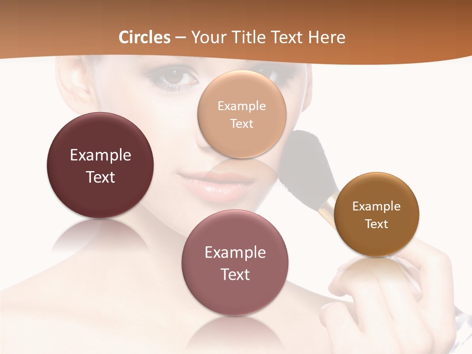 Brunette Fresh Pure PowerPoint Template