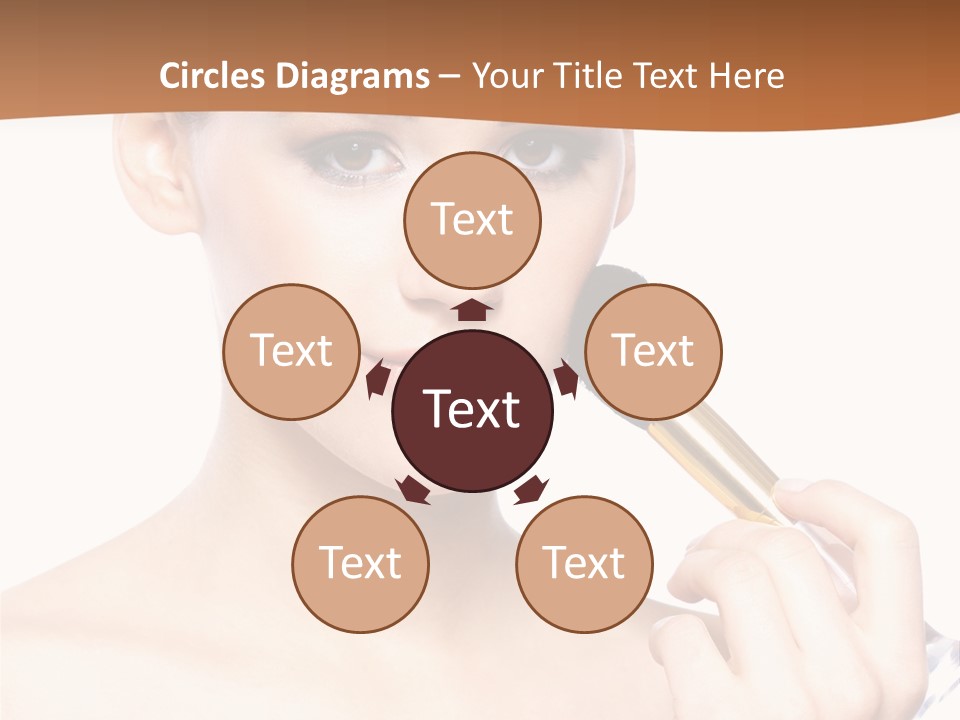 Brunette Fresh Pure PowerPoint Template