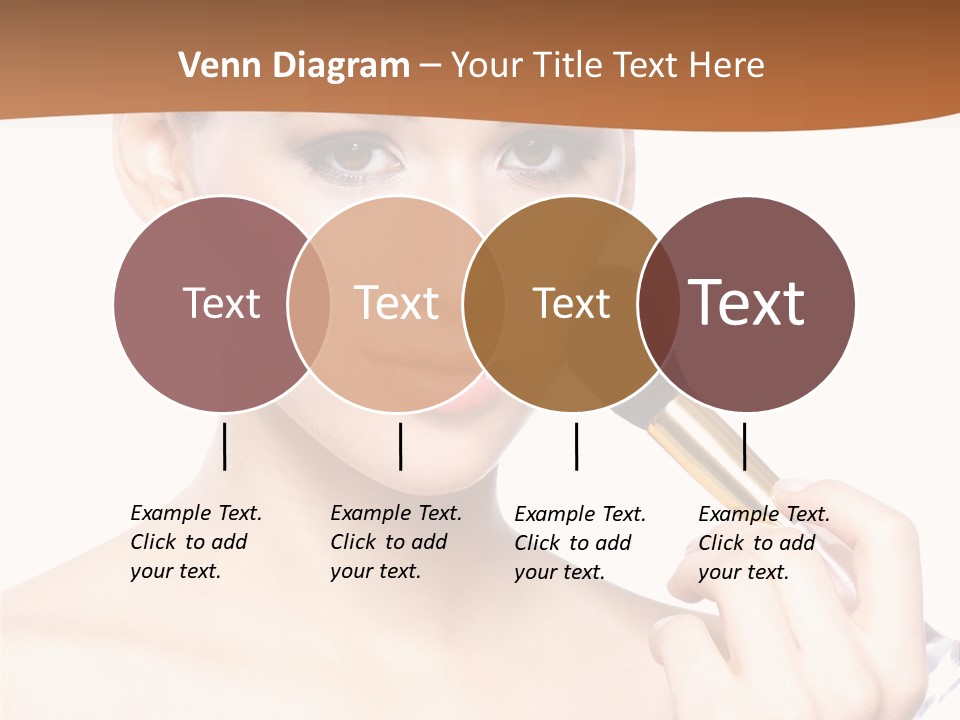 Brunette Fresh Pure PowerPoint Template