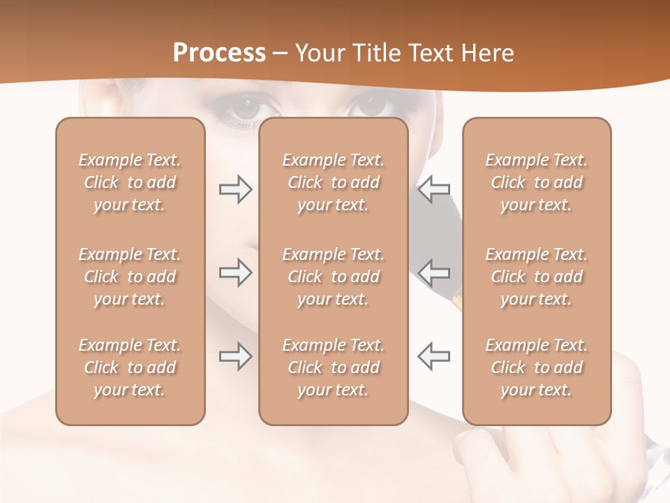 Brunette Fresh Pure PowerPoint Template