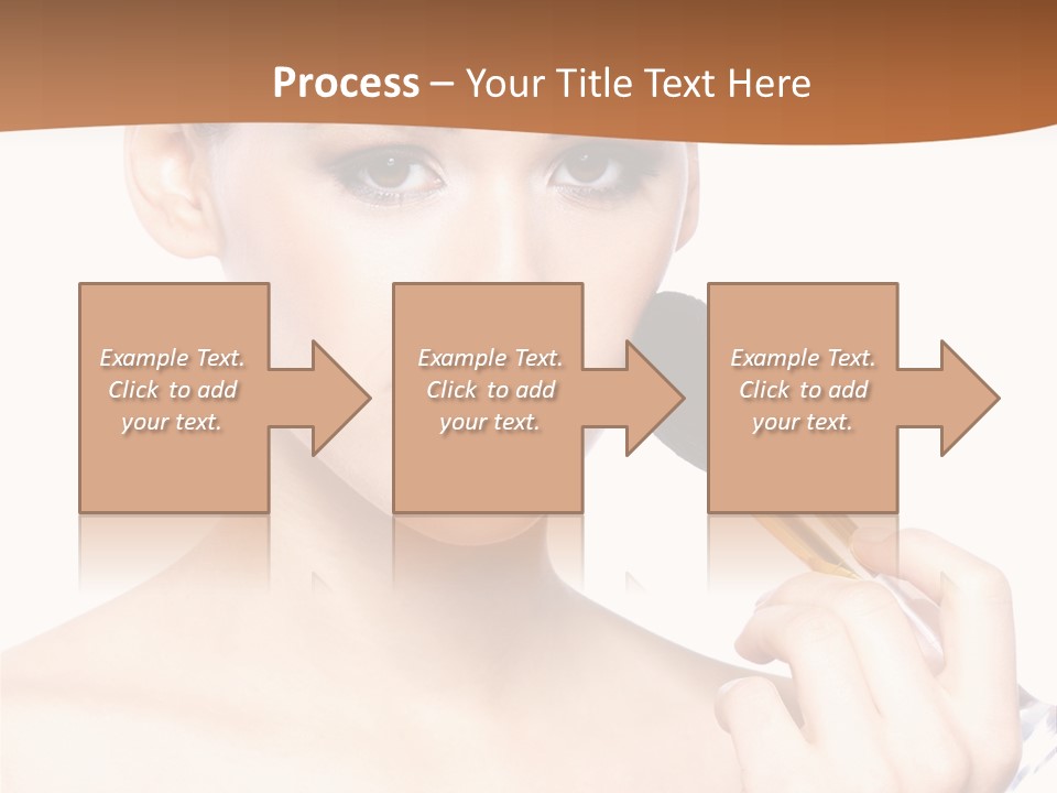 Brunette Fresh Pure PowerPoint Template