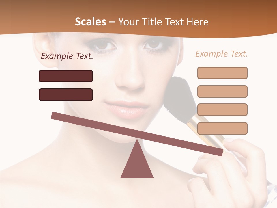Brunette Fresh Pure PowerPoint Template