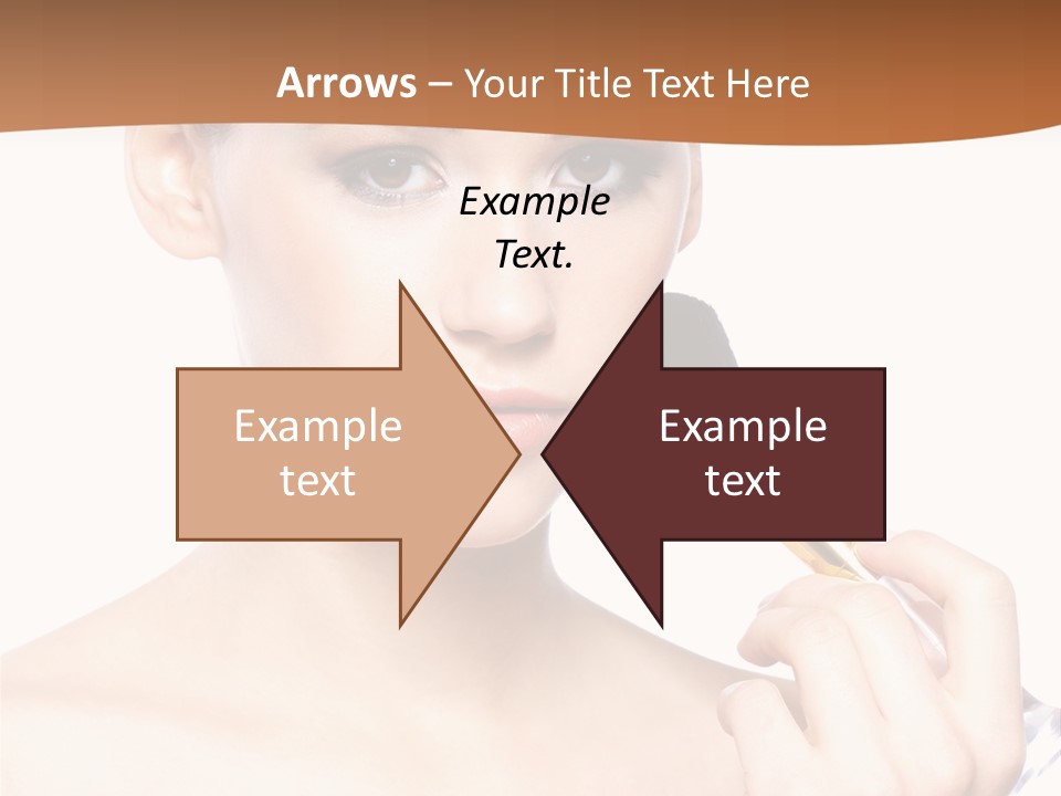 Brunette Fresh Pure PowerPoint Template