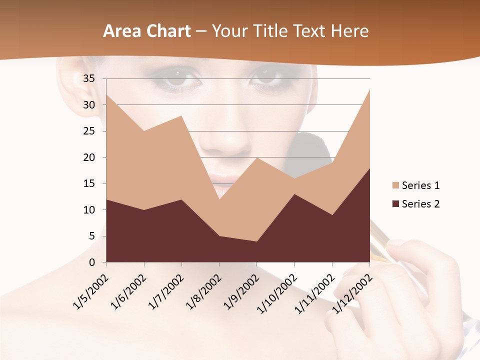 Brunette Fresh Pure PowerPoint Template