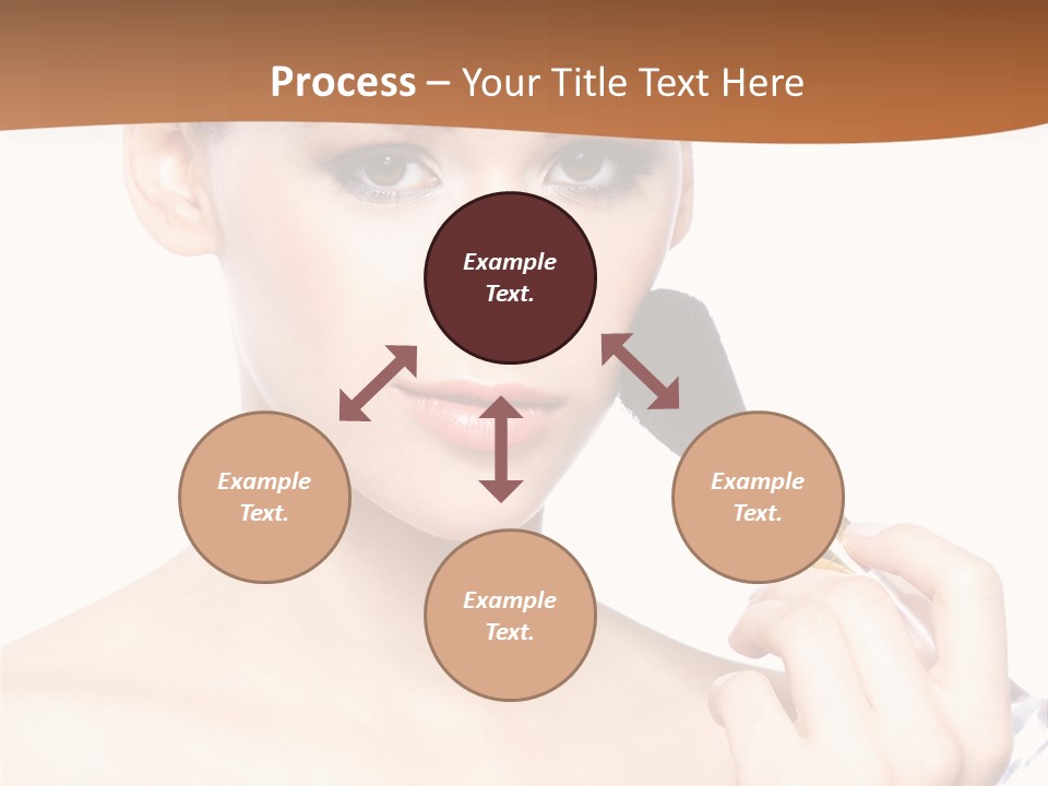 Brunette Fresh Pure PowerPoint Template