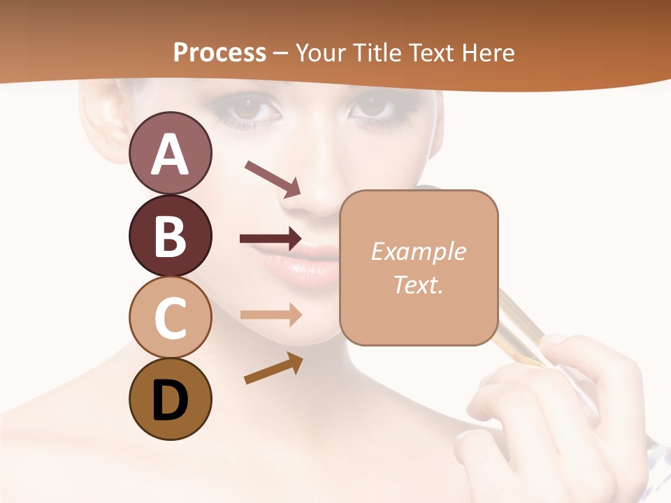 Brunette Fresh Pure PowerPoint Template