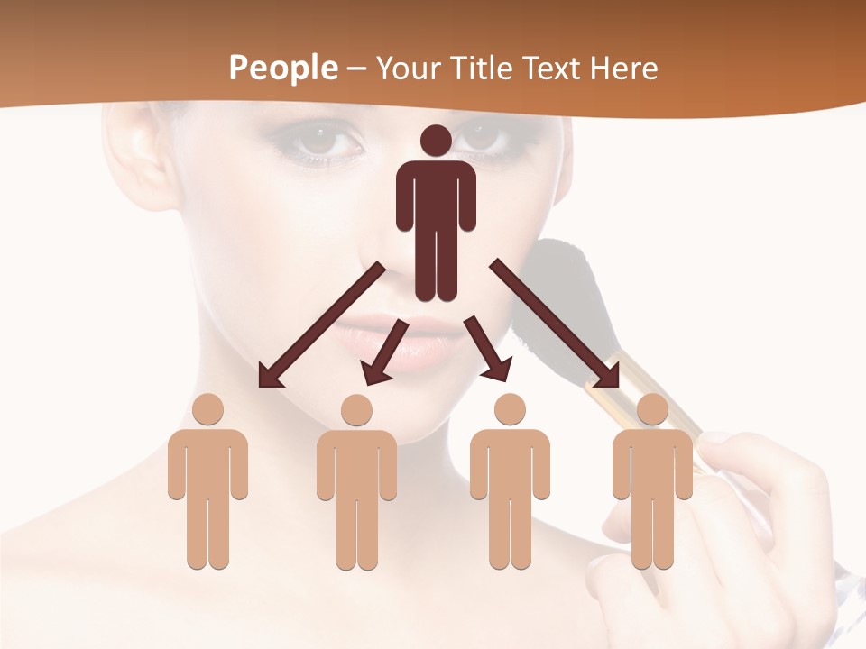 Brunette Fresh Pure PowerPoint Template