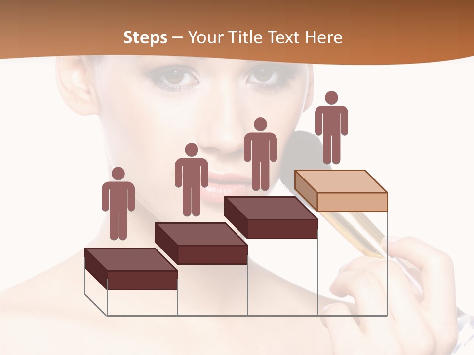 Brunette Fresh Pure PowerPoint Template