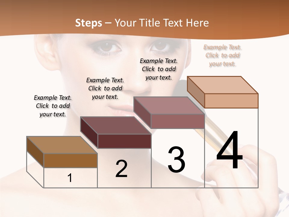 Brunette Fresh Pure PowerPoint Template