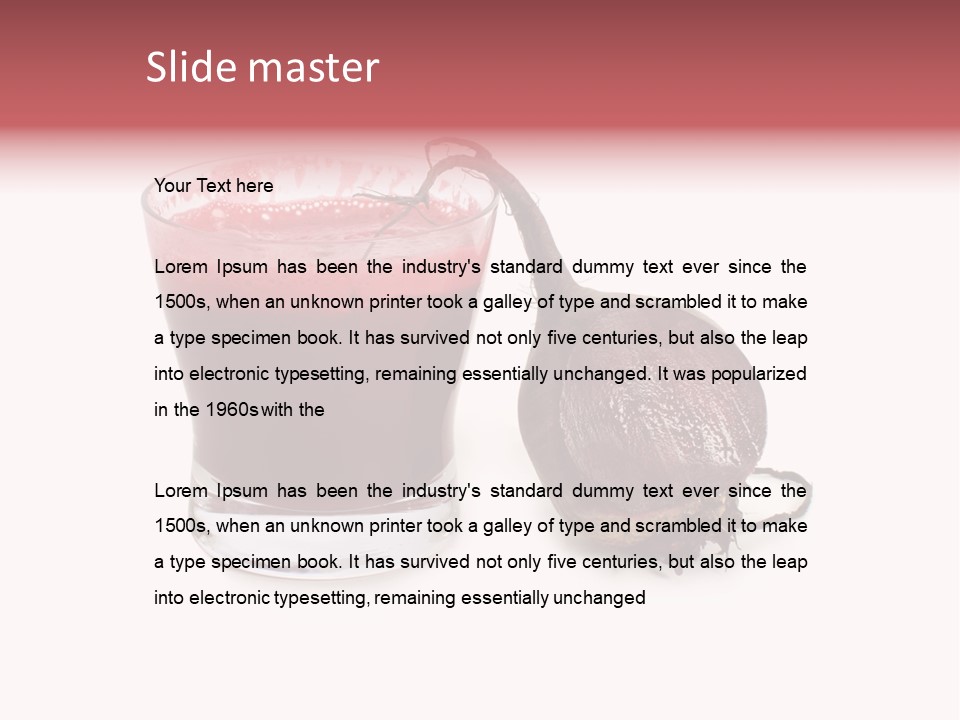 Natural Vitality Cut PowerPoint Template