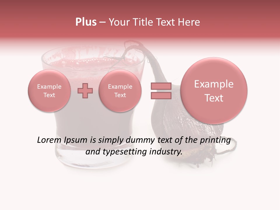 Natural Vitality Cut PowerPoint Template
