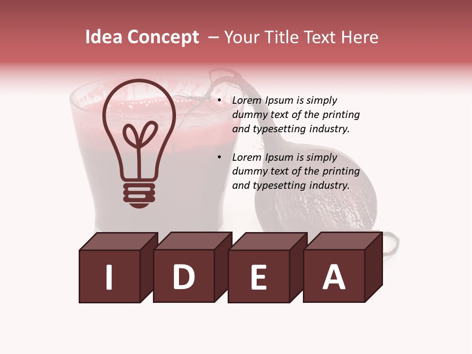 Natural Vitality Cut PowerPoint Template