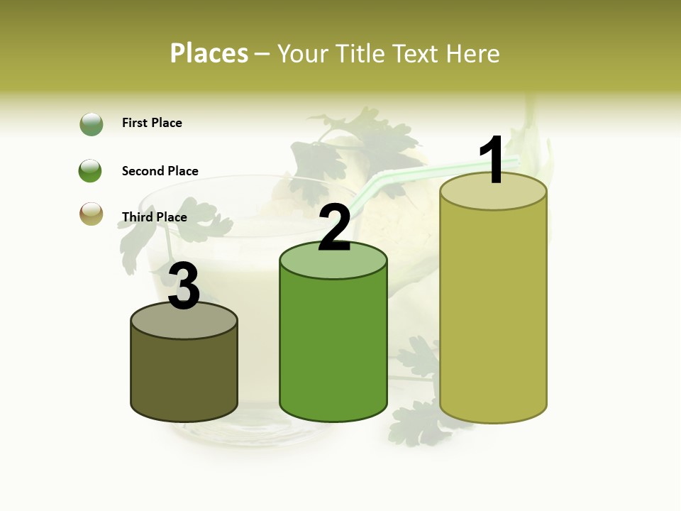 Drink Health Care Cut PowerPoint Template